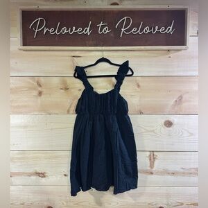 Abercrombie Mini Black Ruffle Dress